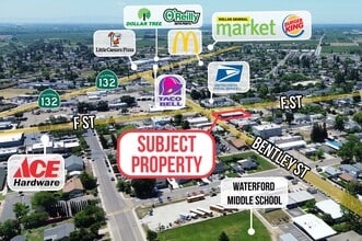 304 F St, Waterford, CA - Aerial  map view - Image1