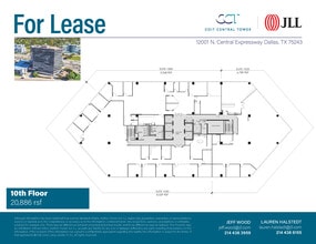 12001 N Central Expy, Dallas, TX for lease Floor Plan- Image 2 of 2