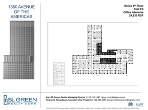 1350 Avenue of the Americas, New York, NY for lease Floor Plan- Image 1 of 2