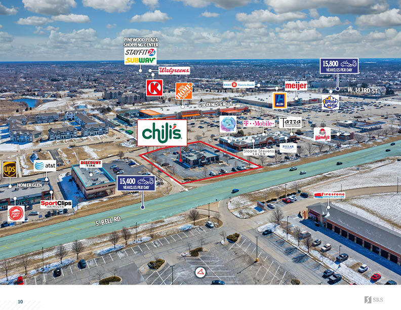 14025 S Bell Rd, Homer Glen, IL 60491 - Chili's | 4yrs Abs NNN | Home