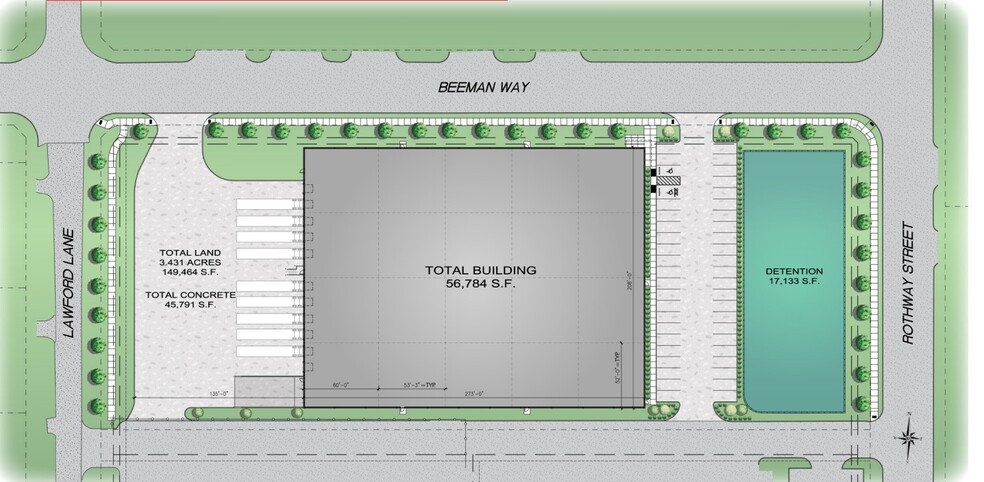 Rothway Street & Beeman Way, Houston, TX for sale - Site Plan - Image 3 of 3