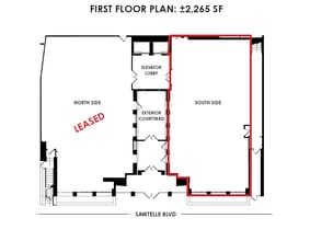 2045 Sawtelle Blvd, Los Angeles, CA for lease Floor Plan- Image 1 of 9