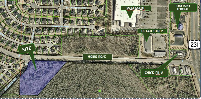 Hobbs Rd SW and Bell Mountain Rd, Huntsville, AL for sale Building Photo- Image 1 of 1