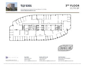5200 Waterford District Dr, Miami, FL for lease Floor Plan- Image 1 of 1