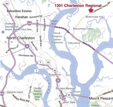 1301 Charleston Regional Pky, Charleston, SC - aerial  map view