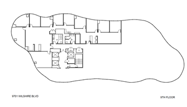 9701 Wilshire Blvd, Beverly Hills, CA for lease Floor Plan- Image 1 of 7