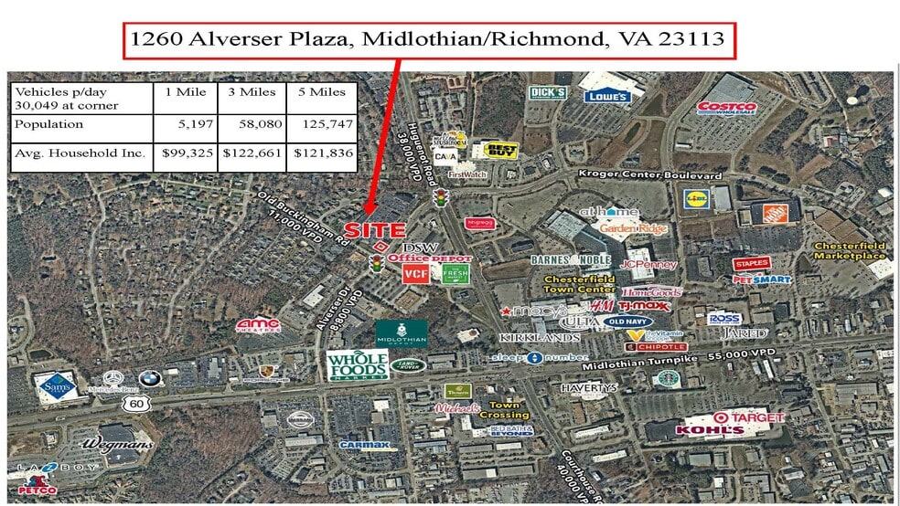 1260-1272 Alverser Plz, Midlothian, VA for lease - Building Photo - Image 3 of 26