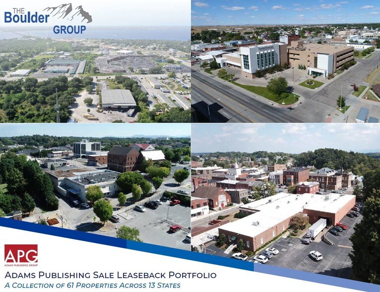 Adams Publishing Sale Leaseback portfolio of 27 properties for sale on LoopNet.com for sale - AdamsCover - Image 1 of 3