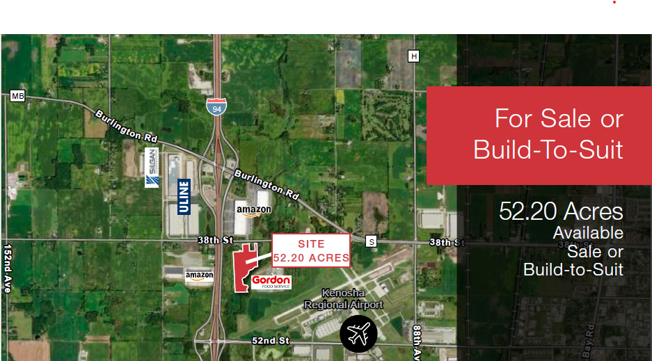 I-94 & 38th St, Kenosha, WI for sale - Building Photo - Image 1 of 4