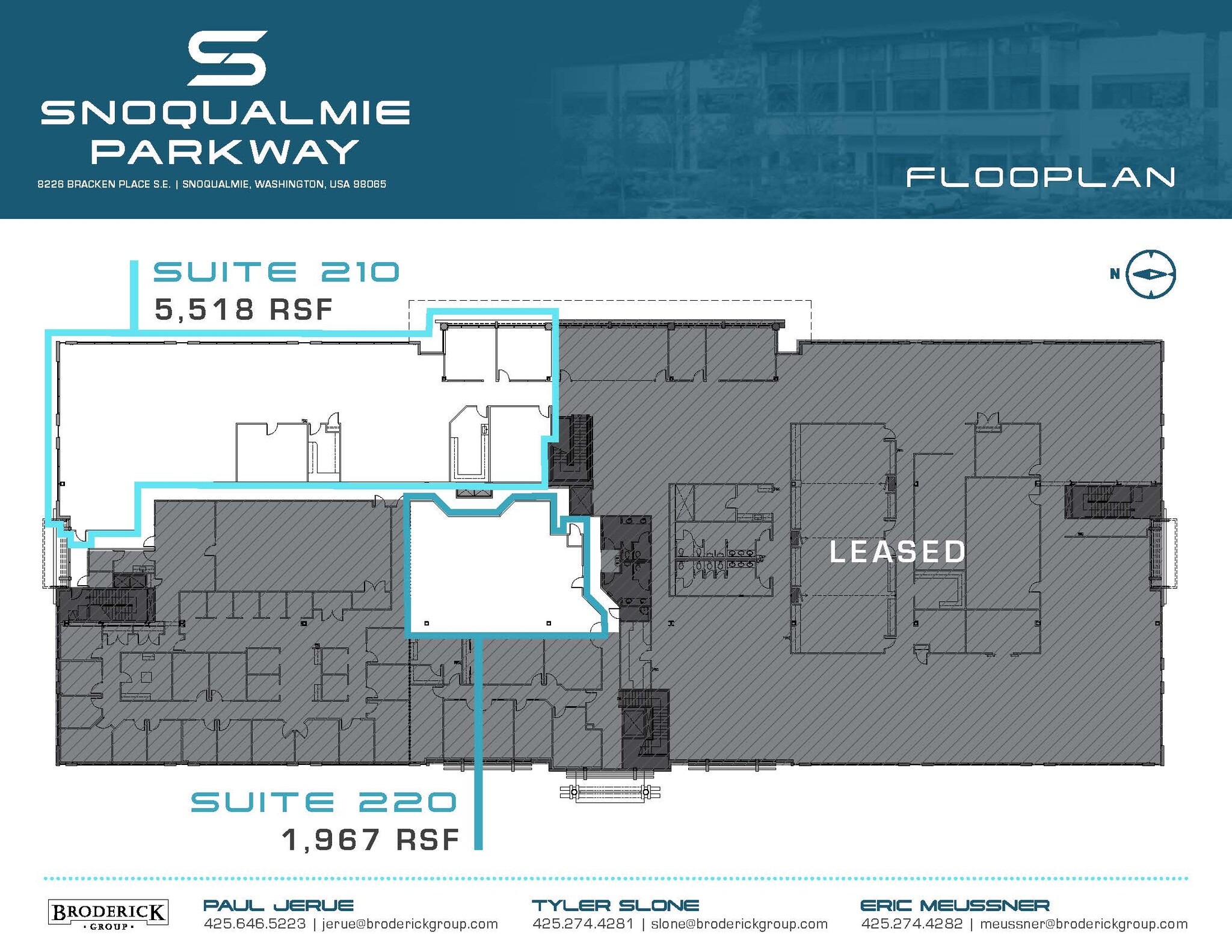 8226-8304 Bracken Pl SE, Snoqualmie, WA for lease Floor Plan- Image 1 of 1