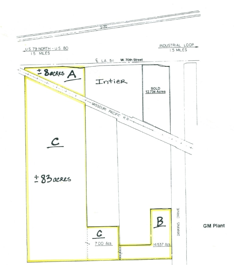 W 70th St @ dinkins dr, Shreveport, LA for sale Primary Photo- Image 1 of 4