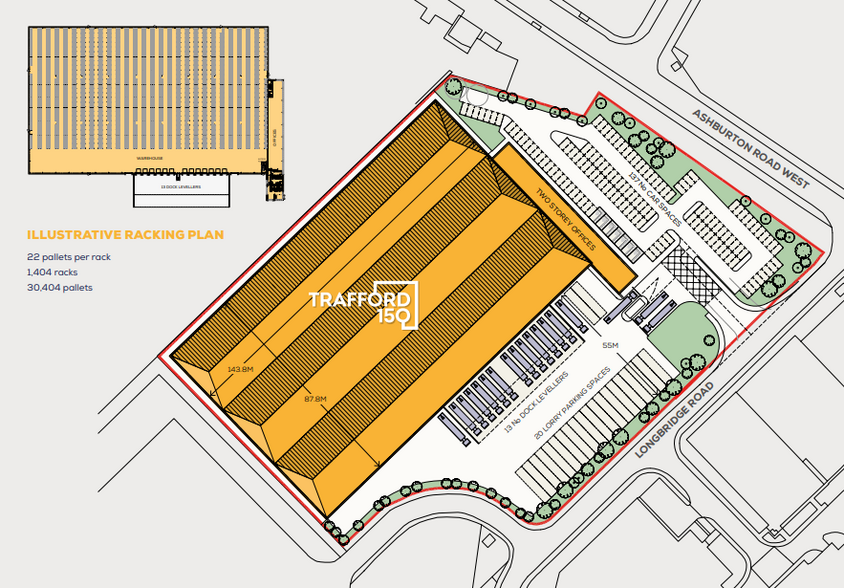 Longbridge Rd, Manchester for lease - Site Plan - Image 2 of 2