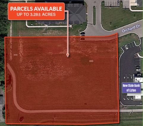 E US 36 & Satori Pkwy, Avon, IN for lease - Aerial - Image 2 of 2