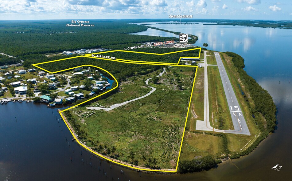 E.C. Airpark Road & Copeland Ave. S., Everglades City, FL for sale - Aerial - Image 2 of 10