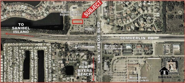 16950-16970 San Carlos Blvd, Fort Myers, FL for sale Aerial- Image 1 of 1