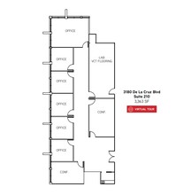 3100 De la Cruz Blvd, Santa Clara, CA for lease Floor Plan- Image 1 of 1