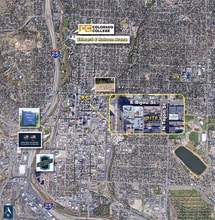 122 N Tejon St, Colorado Springs, CO - AERIAL map view