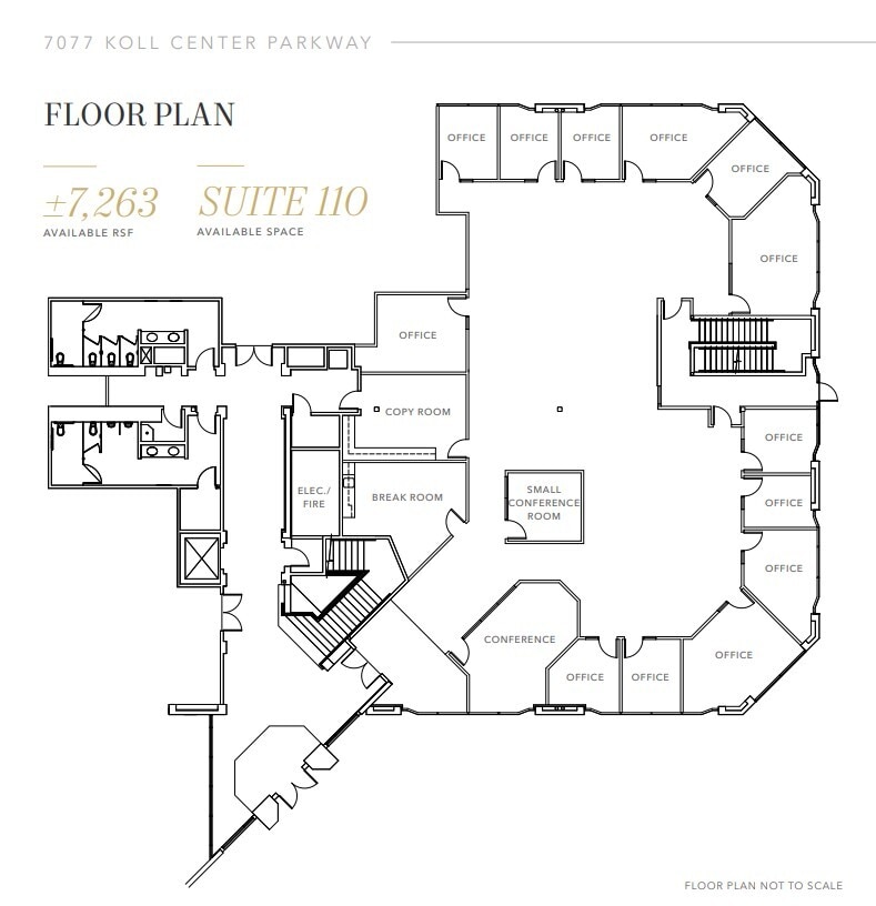 7041 Koll Center Pky, Pleasanton, CA for lease Floor Plan- Image 1 of 1