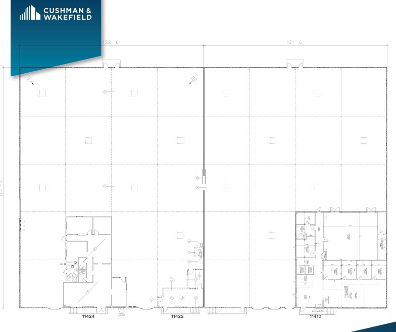 11410-11424 Grissom Ln, Dallas, TX for lease Floor Plan- Image 1 of 1