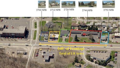 2740-2752 Niagara Falls Blvd, Tonawanda, NY - aerial  map view