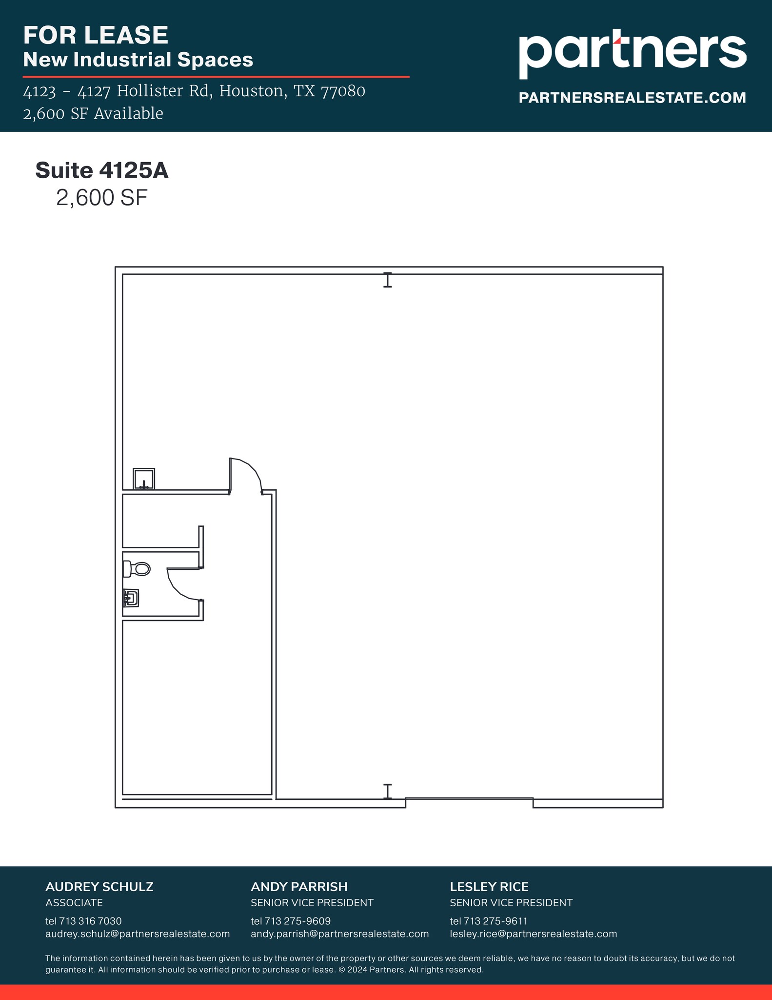 4125 Hollister St, Houston, TX for lease Site Plan- Image 1 of 1