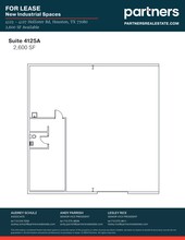 4125 Hollister St, Houston, TX for lease Site Plan- Image 1 of 1