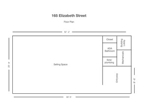 165 Elizabeth St, New York, NY for lease Floor Plan- Image 1 of 4