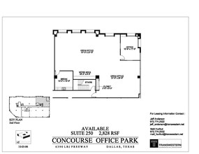 6350 LBJ Fwy, Dallas, TX for lease Floor Plan- Image 1 of 2