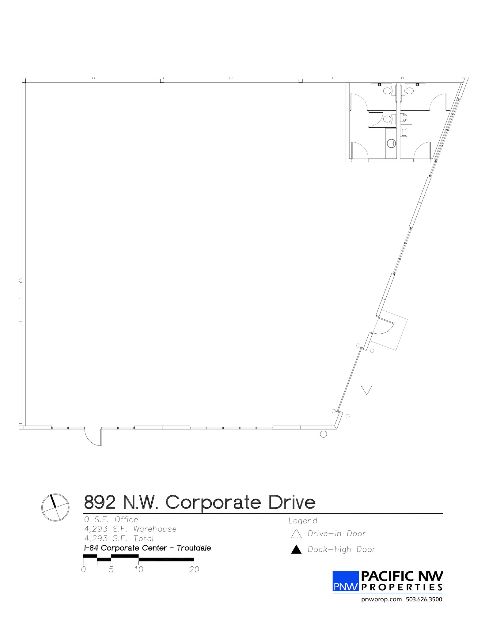 1020-1080 NW Corporate Dr, Troutdale, OR for lease Site Plan- Image 1 of 1