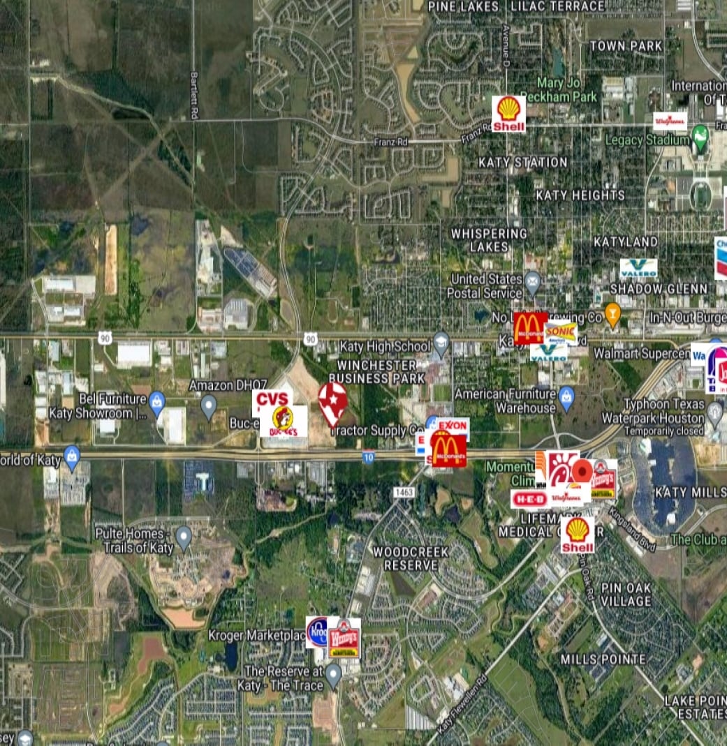 27240 Katy Fwy, Katy, TX 77494 +/ 1.088 Acre Pad Site on Katy