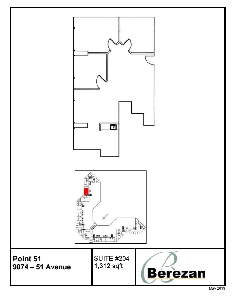 9004-9090 51st Ave NW, Edmonton, AB for lease Floor Plan- Image 1 of 1