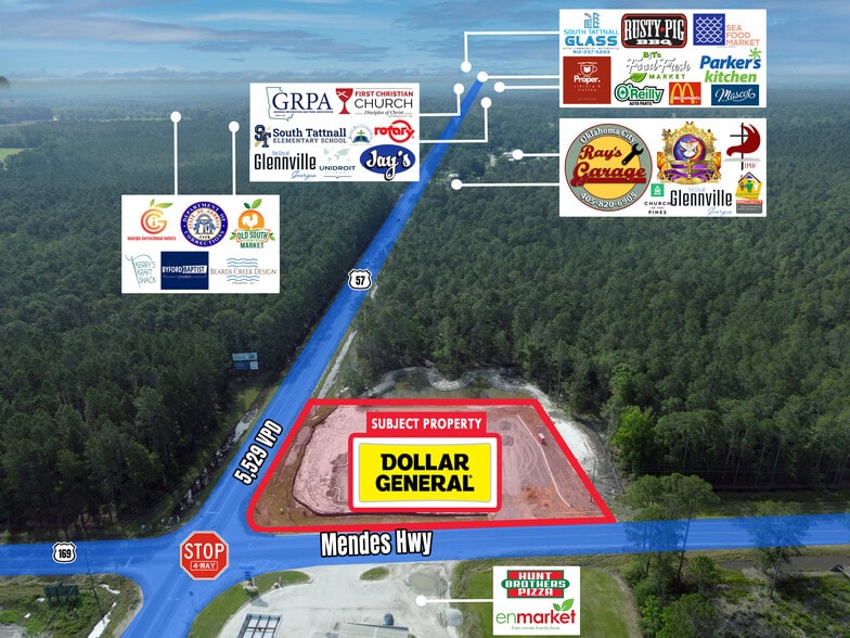 11236 GA-169, Glennville, GA for sale - Aerial - Image 2 of 4