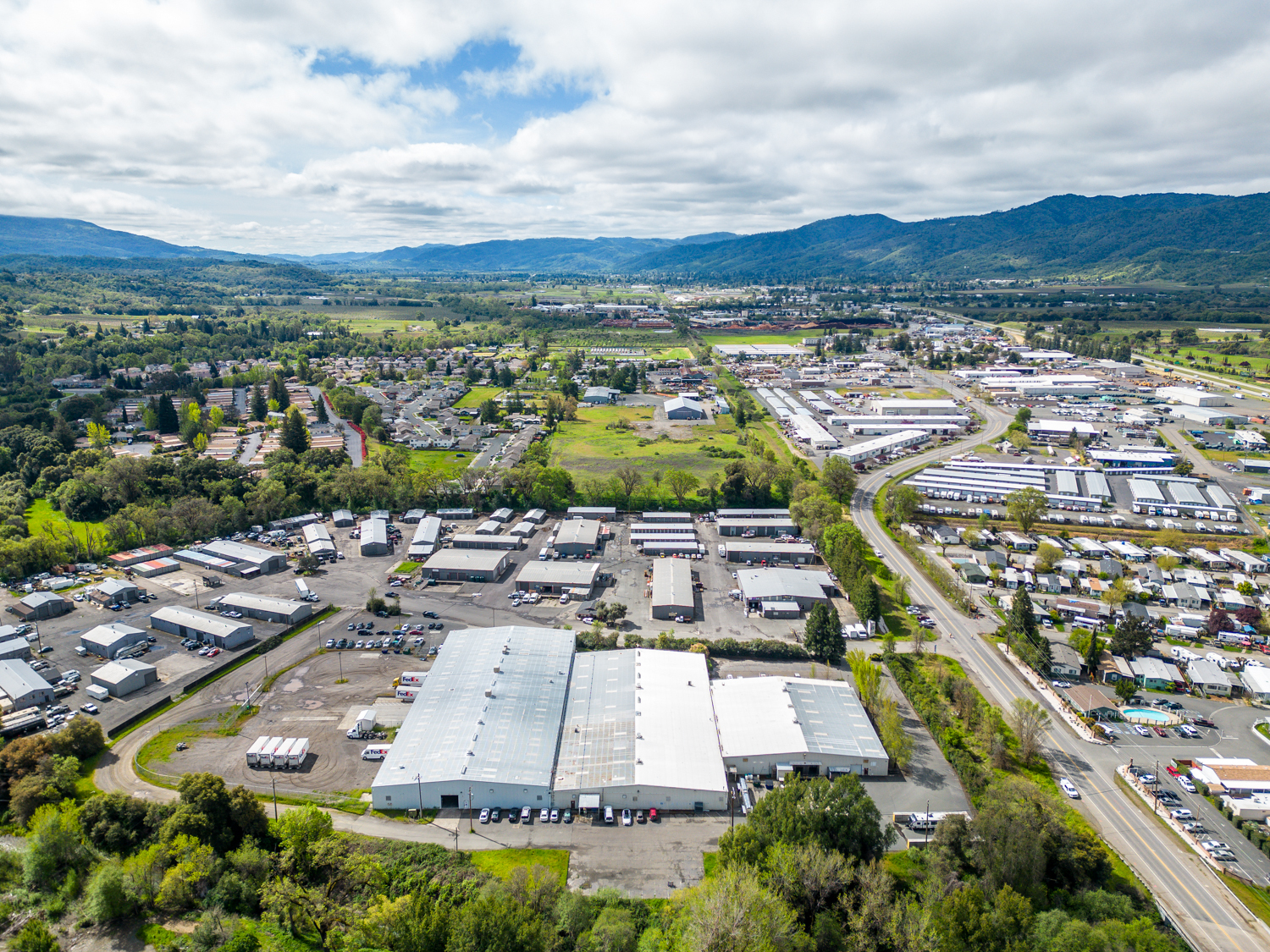 1 Carousel Ln, Ukiah, CA for lease Aerial- Image 1 of 19