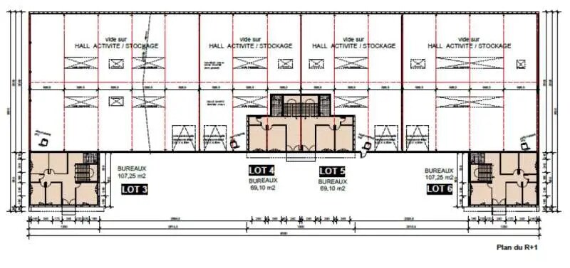 Office in Décines-Charpieu for lease - Floor Plan - Image 3 of 20