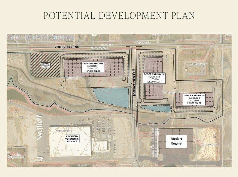 70th St NE, Albertville, MN for lease - Site Plan - Image 2 of 2