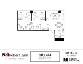 4851 Lyndon B Johnson Fwy, Dallas, TX for lease Floor Plan- Image 1 of 1