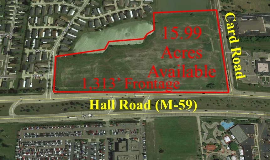 Hall Rd, Macomb Township, MI for lease - Aerial - Image 1 of 1