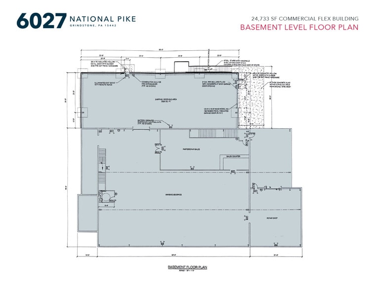6027 National Pike, Grindstone, PA for sale - Floor Plan - Image 3 of 3