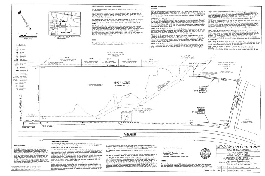 NEQ S Collins Rd, Sunnyvale, TX for sale - Plat Map - Image 3 of 3