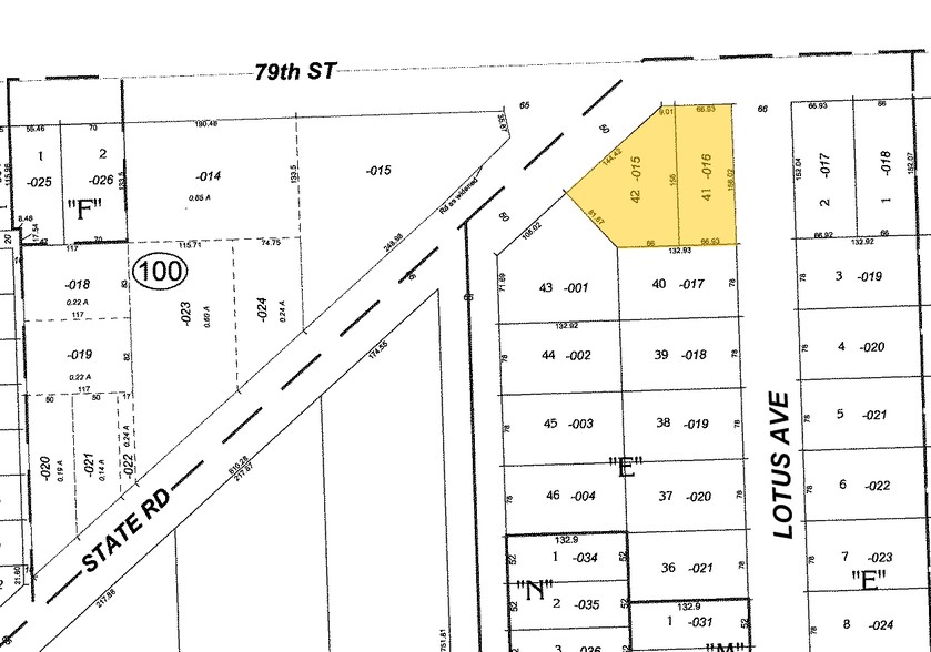 5445 W 79th St, Burbank, IL for lease - Plat Map - Image 2 of 2