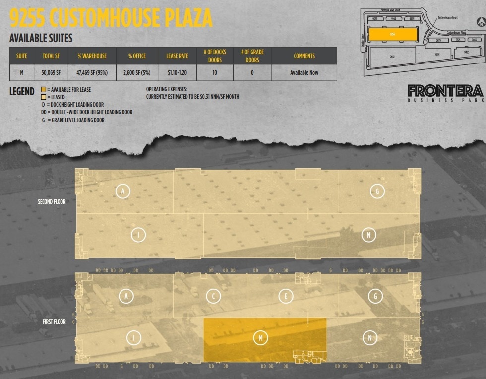 9375 Customhouse Plz, San Diego, CA for lease Floor Plan- Image 1 of 1
