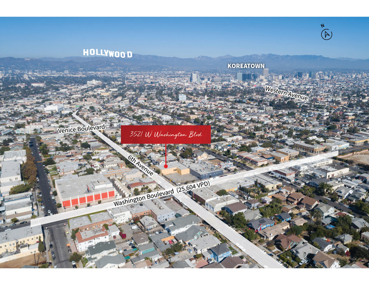 3521 W Washington Blvd, Los Angeles, CA for sale - Aerial - Image 3 of 5