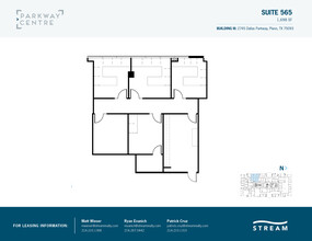 2745 Dallas Pky, Plano, TX for lease Floor Plan- Image 1 of 1