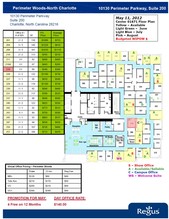 10130 Perimeter Pky, Charlotte, NC for lease Floor Plan- Image 1 of 6