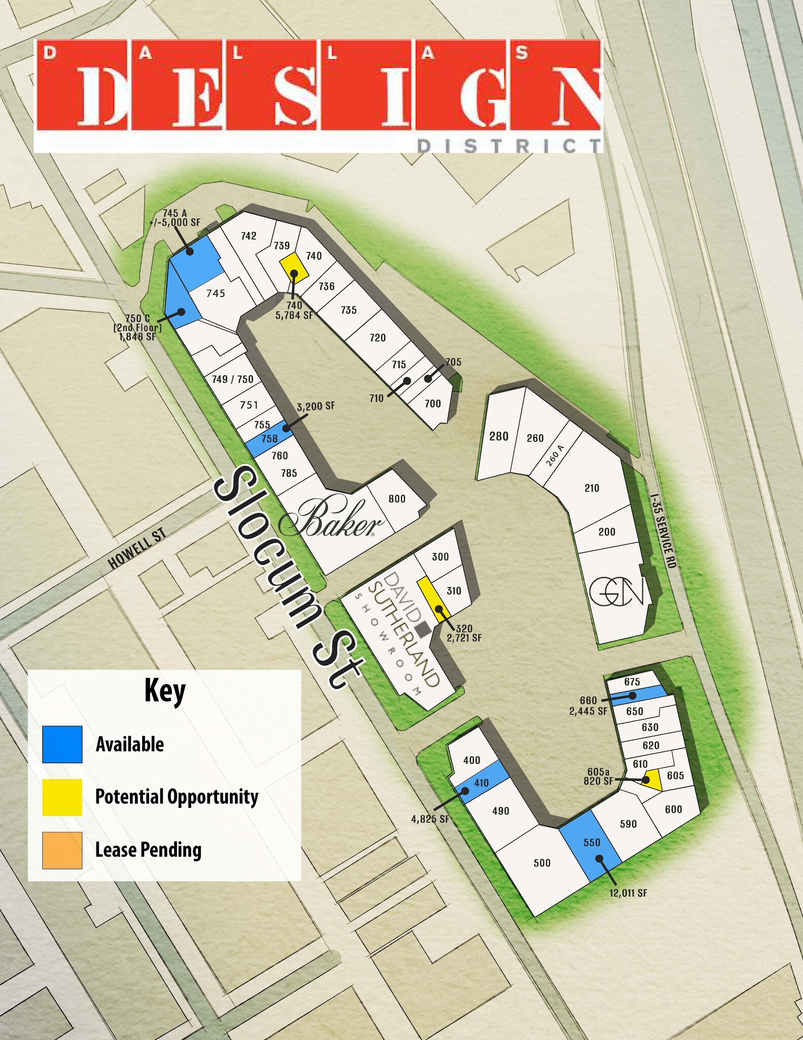 1025 N Stemmons Fwy, Dallas, TX for lease Site Plan- Image 1 of 1