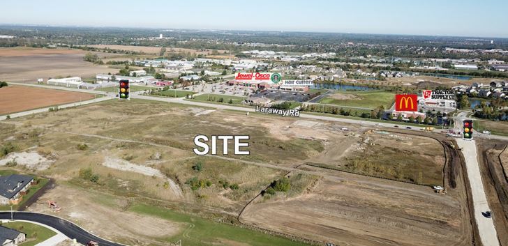 Laraway Rd & Schoolhouse Rd, New Lenox, IL for sale - Aerial - Image 1 of 5