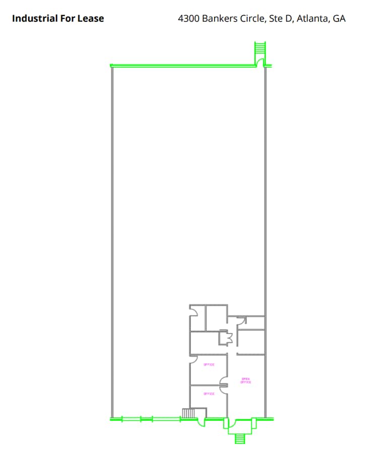 4300 Bankers Cir, Atlanta, GA for lease Floor Plan- Image 1 of 1