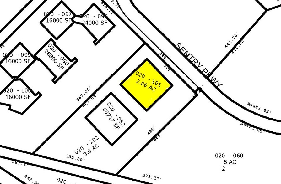 470 Sentry Pky E, Blue Bell, PA for lease - Plat Map - Image 2 of 5