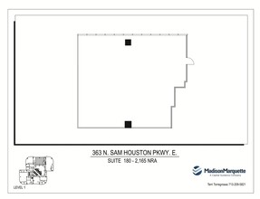 363 N Sam Houston Pky E, Houston, TX for lease Floor Plan- Image 1 of 1