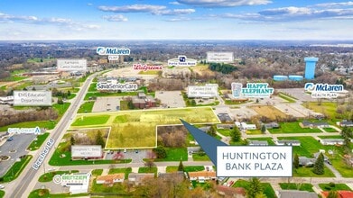 3267-3289 Beecher Rd, Flint, MI - AERIAL  map view - Image1